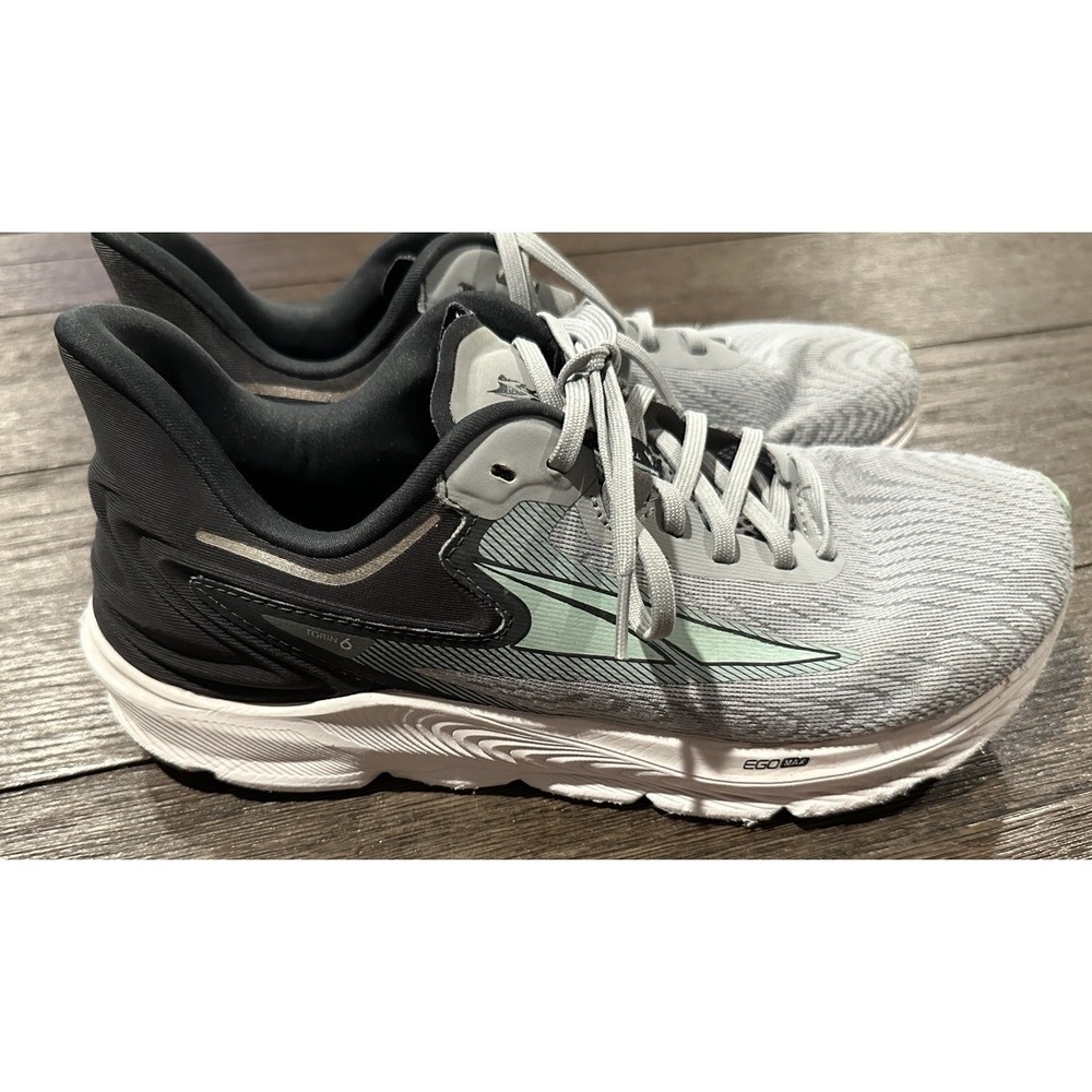 Altra Torin 6 Gray Teal Running Shoes Athletic Sneakers AL0A7R78220 Women Sz 8.5